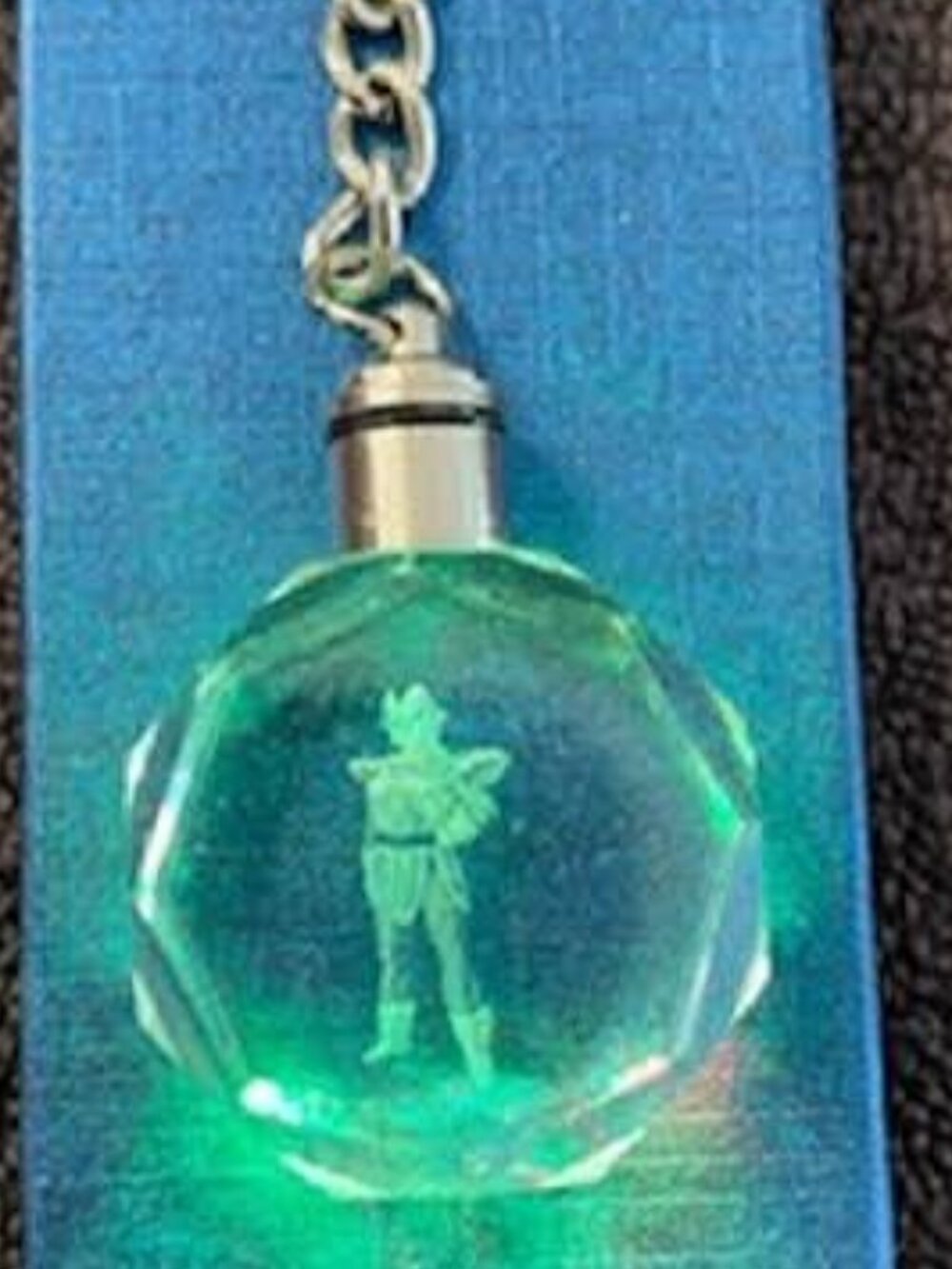 Custom Vegeta 3D Crystal LED Light Keychain Dragon Ball Z Anime Gift Box